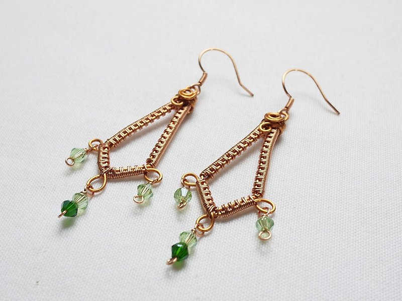 swing earrings - Earrings & Clip-ons - Other Metals 