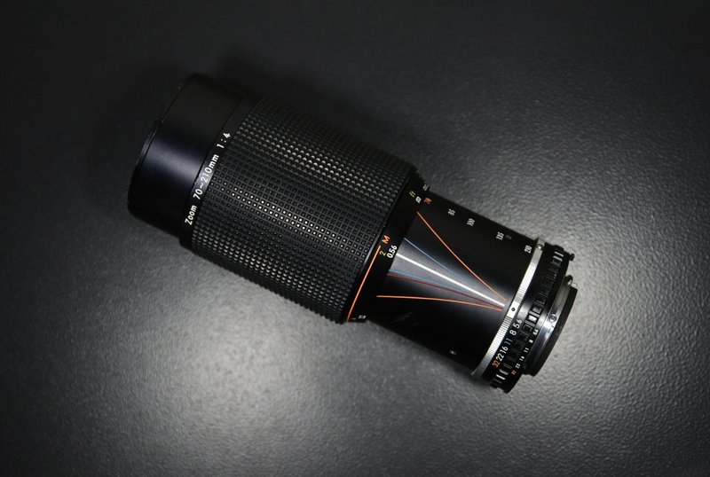 【經典古物】尼康 Nikon Zoom Nikkor 70-210mm F4 Macro 望遠鏡 - 相機/拍立得/底片相機 - 其他金屬 