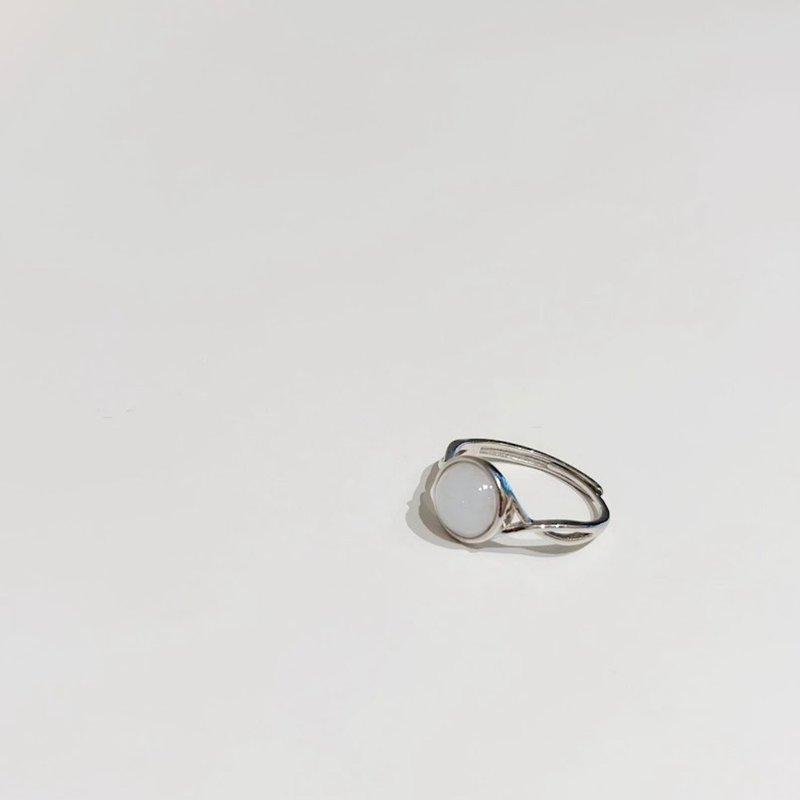 925 sterling silver breast milk ring adjustable - เครื่องประดับ - เงิน 