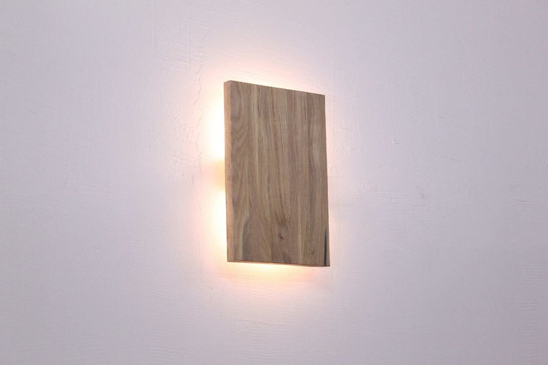 Modern wall sconce Wall sconce ligh fixtures Wood wall lamp Bedside wall light - โคมไฟ - ไม้ 