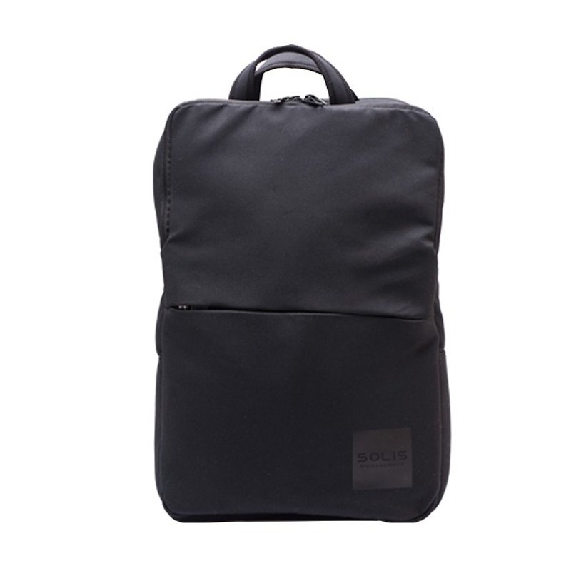 SOLIS [ Pure Series ] 15" business laptop backpack(Classic Black) - Laptop Bags - Polyester 