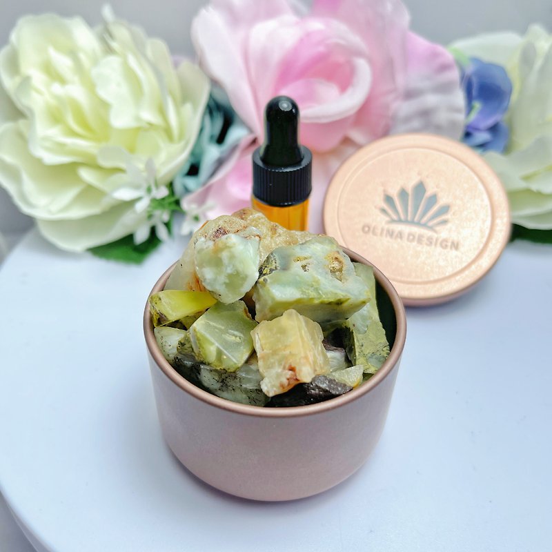 Natural Energy Crystal Diffuser Healing Box Diffuser Stone Fragrance Essential - น้ำหอม - คริสตัล หลากหลายสี