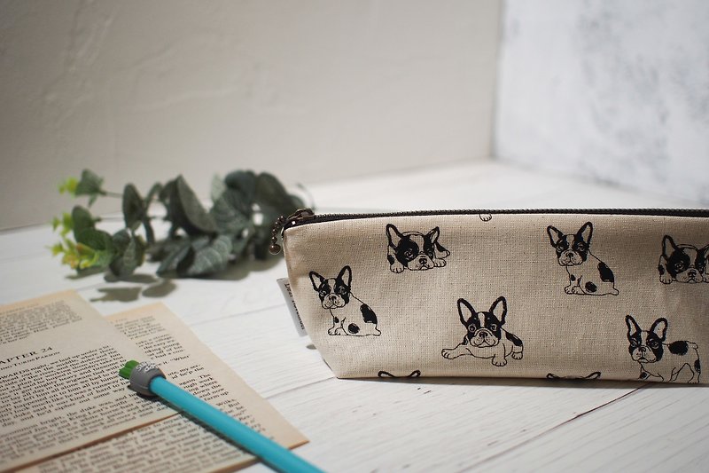 Daily series pencil case / pencil case / small law bucket / out of print / in stock - Pencil Cases - Cotton & Hemp Khaki