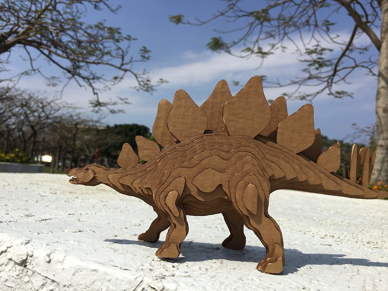 Contamo hand-made model DIY material package dinosaur series-stegosaurus-medium