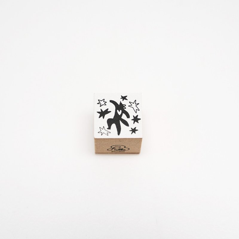 狐吉博物館系列 Huchii Museum 飛翔狐吉 | 單顆印章 - 印章/印台 - 木頭 