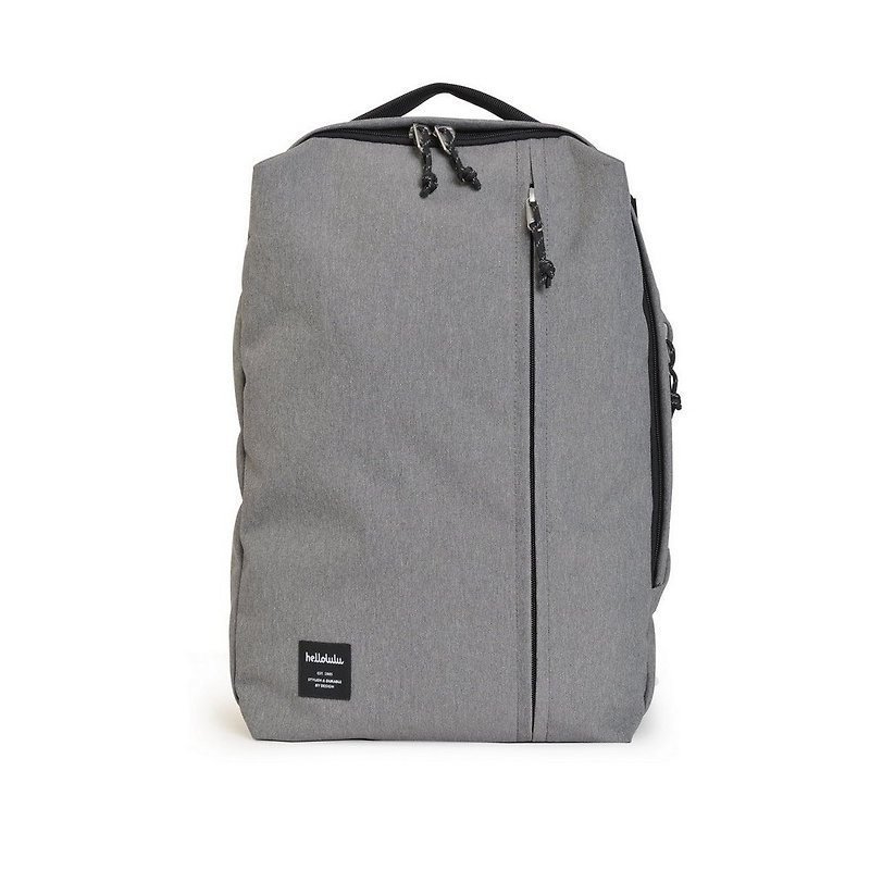 hellolulu Dillon Large Capacity 3Ways Backpack-Grey - Backpacks - Polyester Gray
