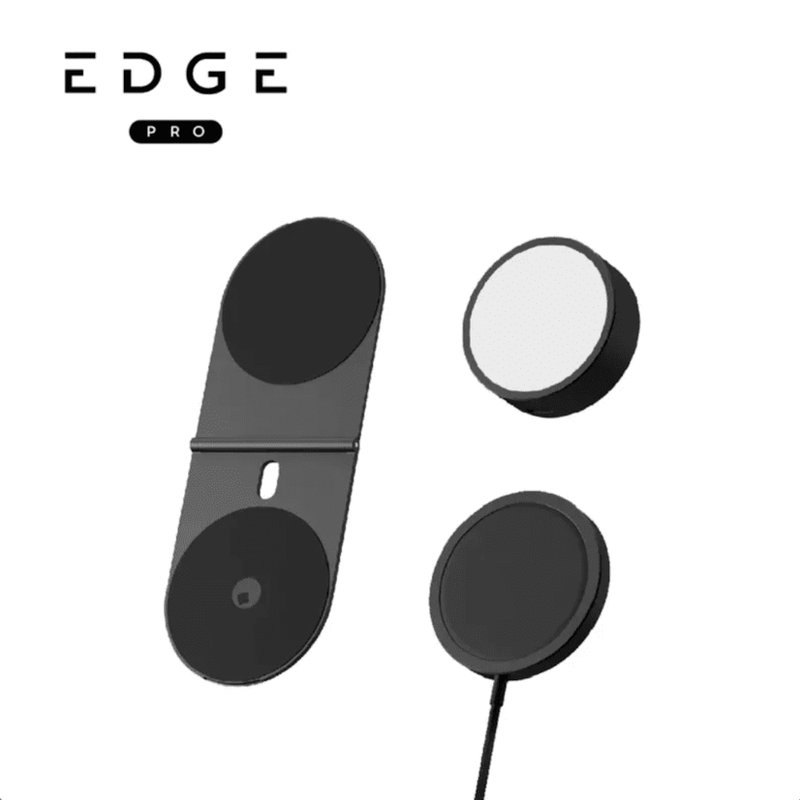 MagSafe磁吸 手機.平板.車用支架 /石墨黑 /套組 -EDGE PRO - 手機配件 - 其他材質 黑色