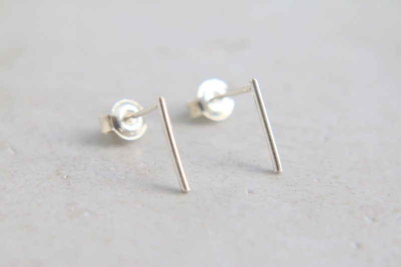 Silver earring - -1 - - ต่างหู - เงินแท้ สีเงิน