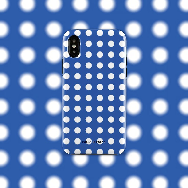 Polar Polar Navy Spot iPhone/Samsung Tough Case (Dual-layer) - เคส/ซองมือถือ - พลาสติก 