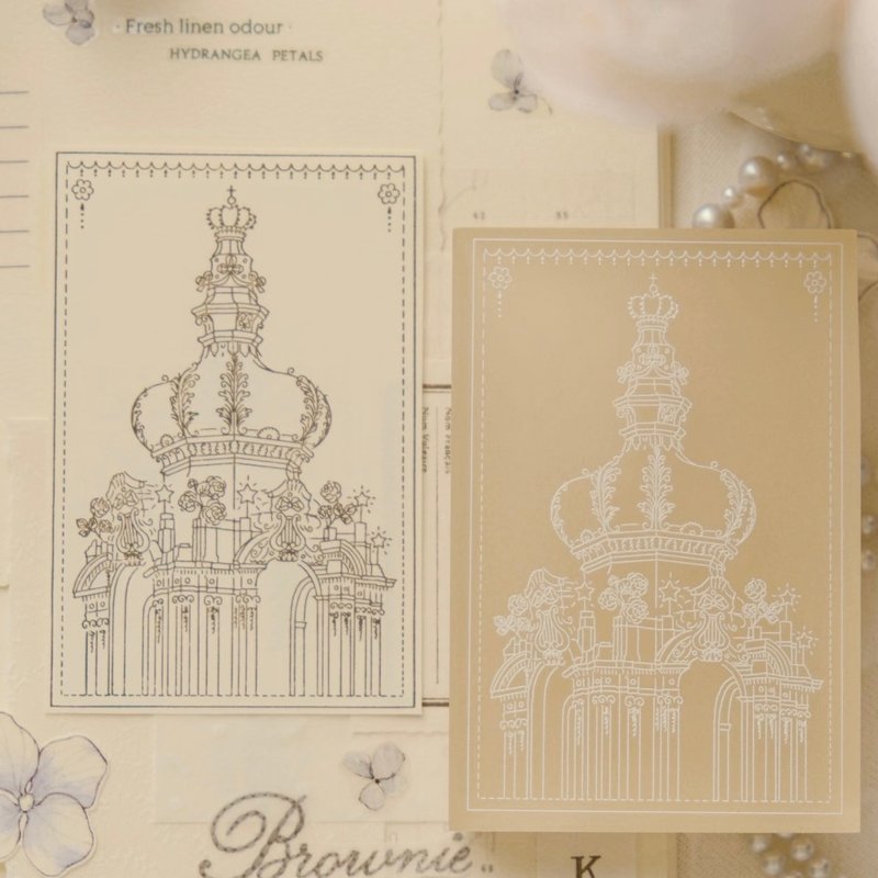 Treasure Crown Classical Acrylic Stamp - ตราปั๊ม/สแตมป์/หมึก - อะคริลิค 