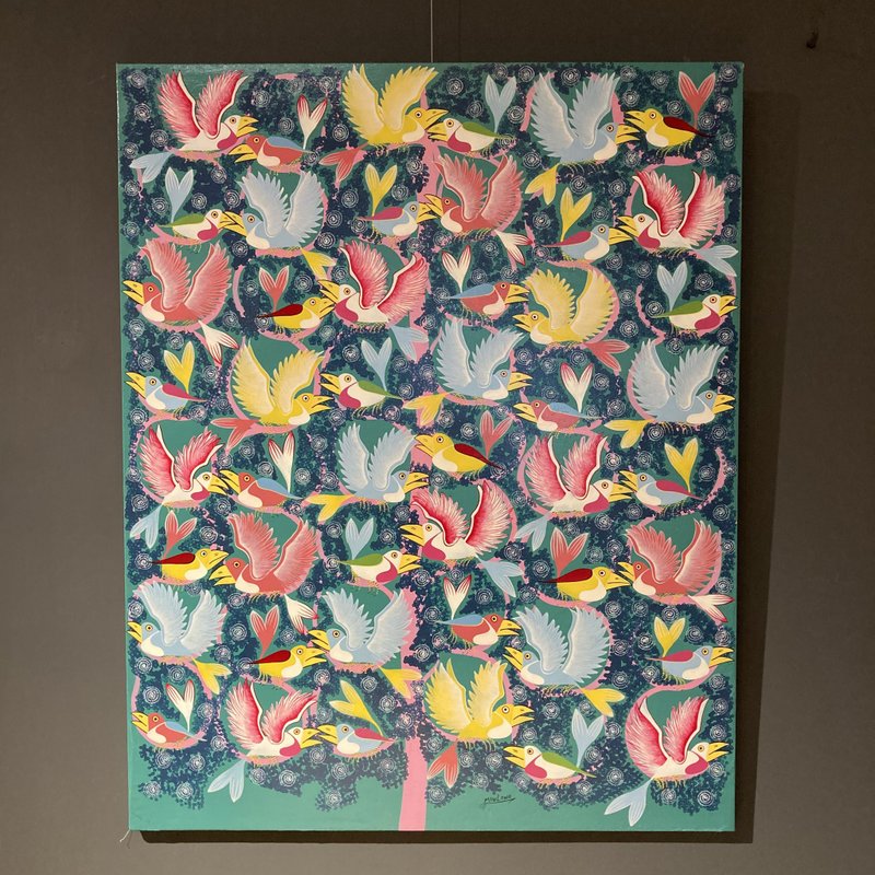 枝頭群鳥/非洲TingaTinga原畫作 - 海報/掛畫/掛布 - 其他材質 