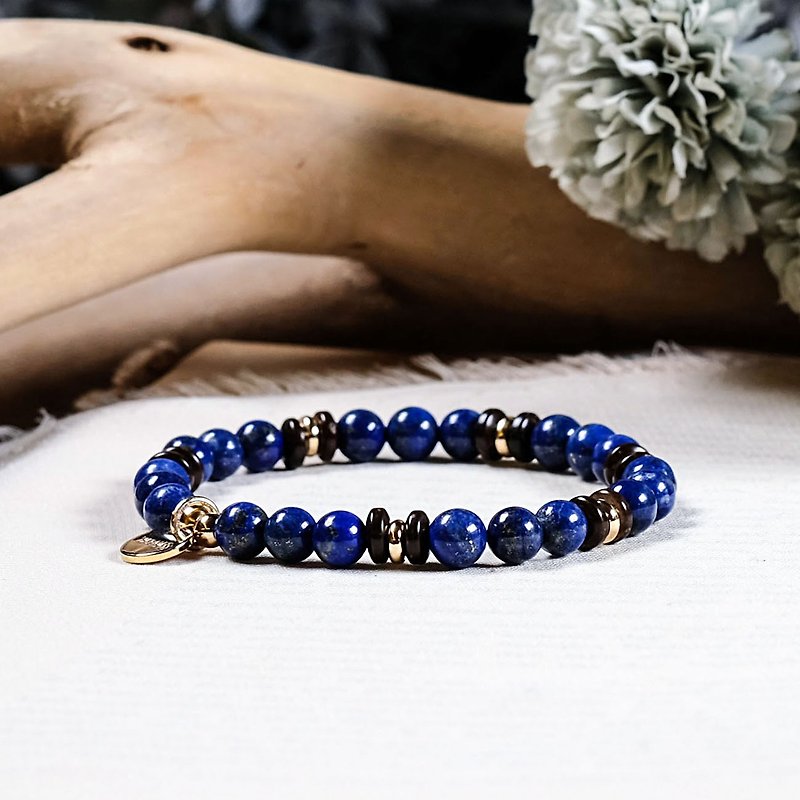 Lapis Lazuli Coconut Bracelet Natural Ore Crystal