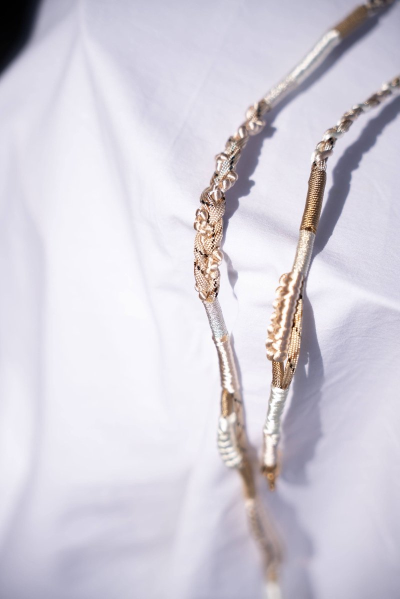 MULTI STRAP 120 -beige-　ストラップ - 手機掛繩/背帶 - 其他人造纖維 