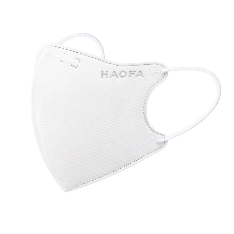 (醫療N95)HAOFA氣密型99%防護立體醫療口罩-純白色(30入) - 口罩/口罩收納套 - 其他材質 白色