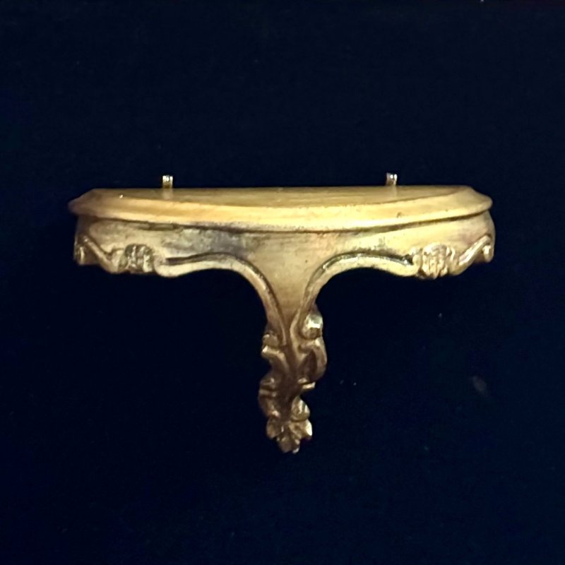 50773-法國19世紀洛可可金飾壁飾托架 - 壁貼/牆壁裝飾 - 木頭 