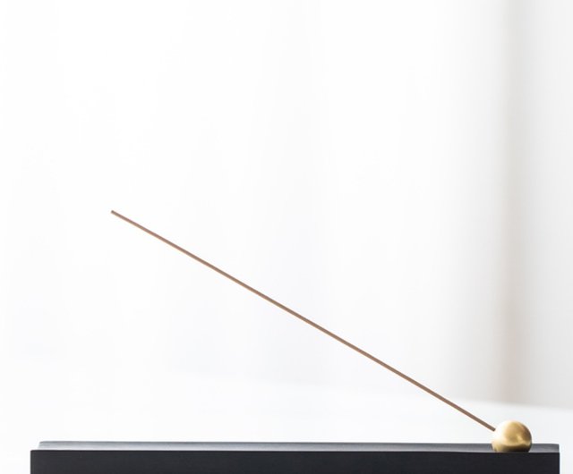 お香スティックまたはお香立て/ローズウッド真鍮/モダンシンプル