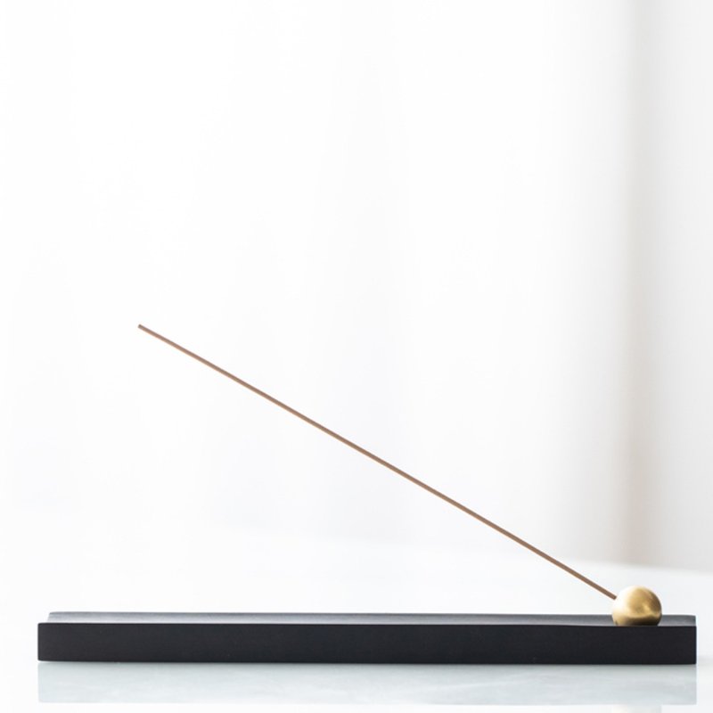 3 types of incense sticks, incense holders, sandalwood + Bronze, modern and simple - Fragrances - Wood 