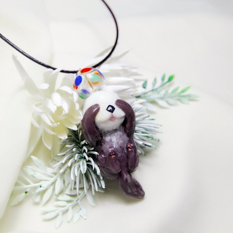 Sea otter Necklace - Necklaces - Clay 