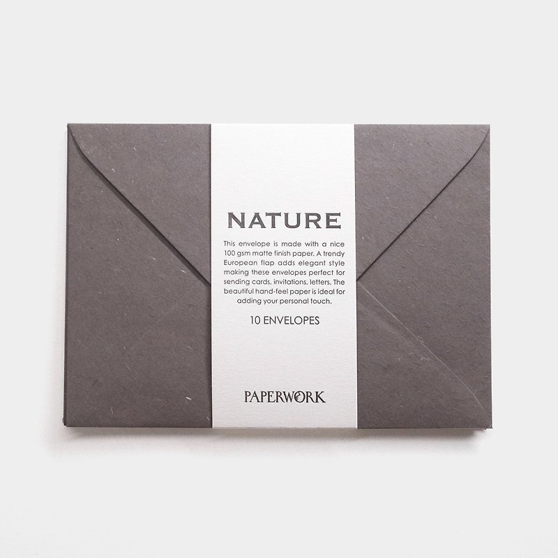 A6 Envelope / Nature / Gray - Envelopes & Letter Paper - Paper Gray
