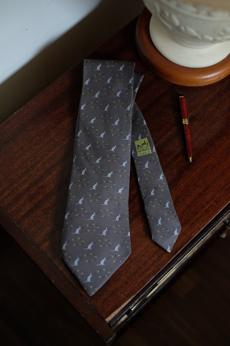 Vintage Hermes Luxury Tie - 領帶/領帶夾 - 絲．絹 