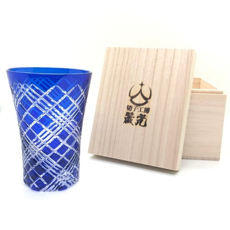 底合わせ四つ矢来タンブラー - 茶壺/茶杯/茶具 - 玻璃 