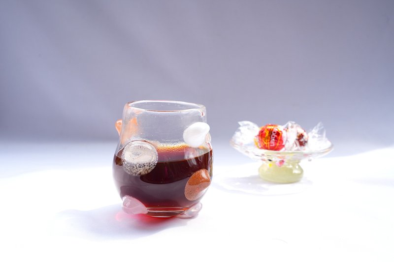 カフェ・オ・レグラス - 杯子 - 玻璃 卡其色