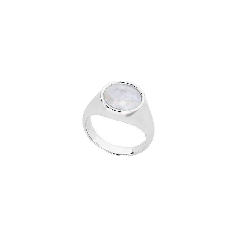 Geometry-Small Round Ring- Silver - General Rings - Shell Silver
