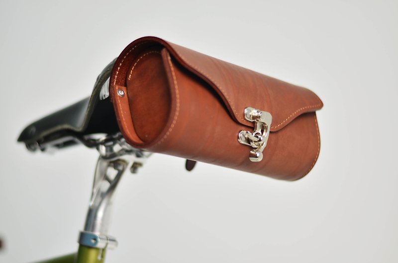 SE ic | Handmade Leather Bicycle Kit - จักรยาน - หนังแท้ สีนำ้ตาล