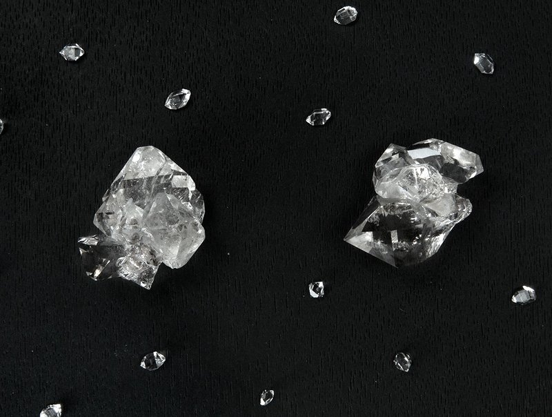 Edith & Jaz • Herkimer Diamond Rough Stone G8 - Items for Display - Gemstone Transparent