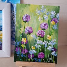 水彩画原画　桜堤と菜の花 水彩画原画 桜堤と菜の花 | syoumei ｜インテリア絵画 アートの