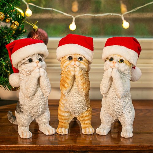 猫のサンタとクリスマスデコレーションセット 500x0.jpg