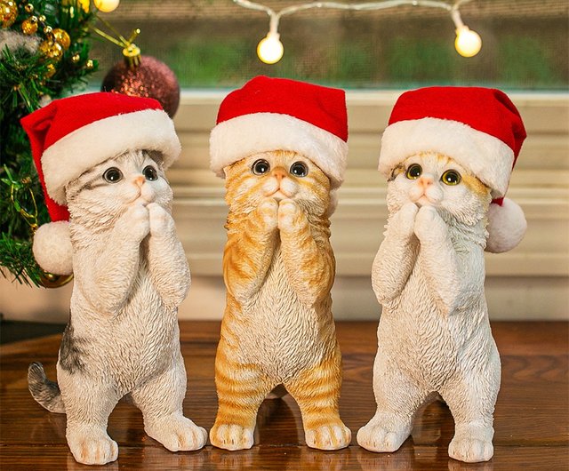 〈クリスマス〉3つの顔のサンタクロース置物　フィリピン　クリスマス　置物 クリスマス〉3つの顔のサンタクロース置物フィリピンクリスマス置物