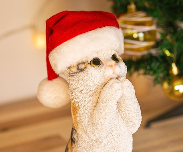 〈クリスマス〉3つの顔のサンタクロース置物　フィリピン　クリスマス　置物 クリスマス〉3つの顔のサンタクロース置物フィリピンクリスマス置物