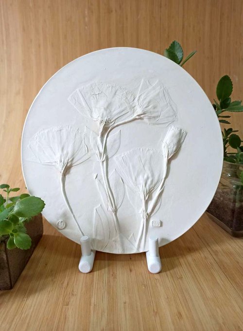 CUTE CUBE 情人節禮物/植物浮雕 /交換禮物.牆壁裝飾.花朵