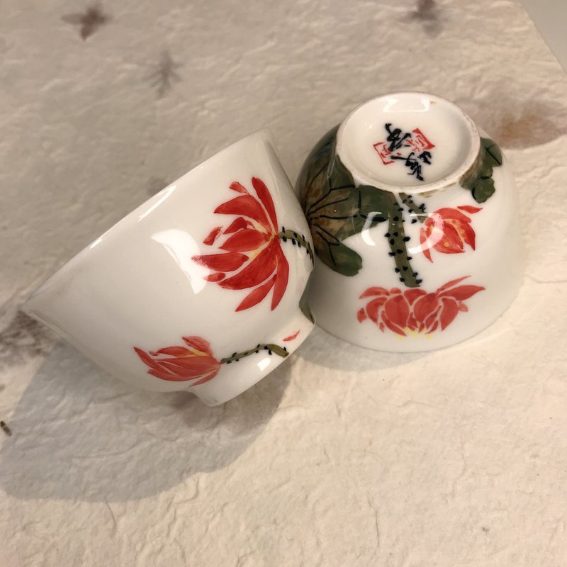 竹絲對杯|陶瓷|送禮 - 其他杯子 - 陶 