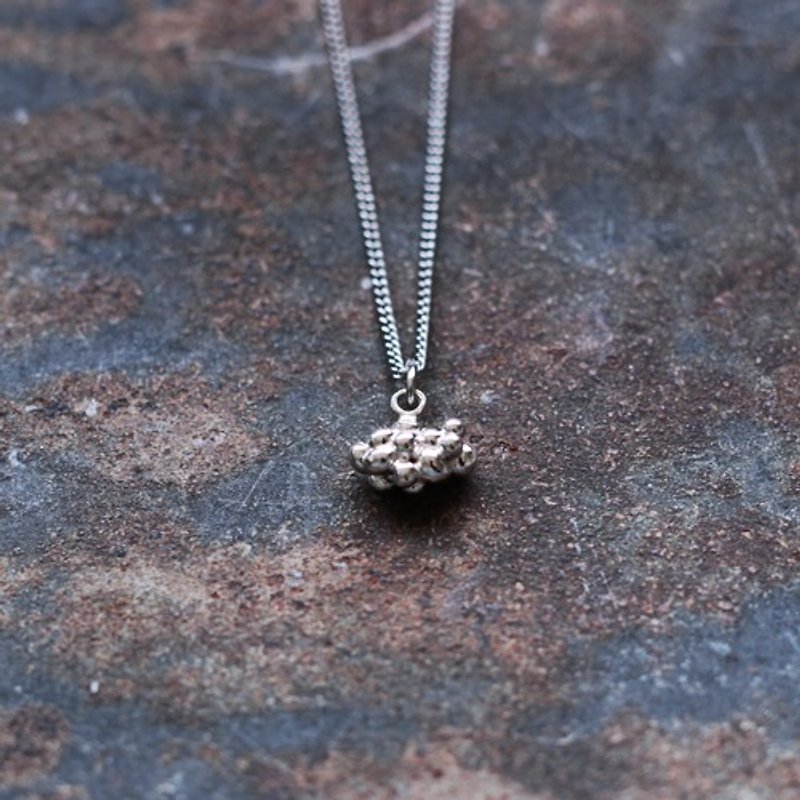 Small crushed fruit necklace [SV] N538 - Necklaces - Other Metals Silver