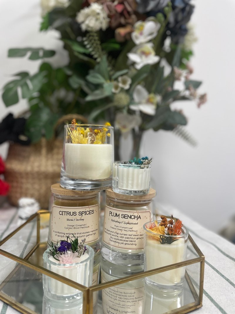 Opulent Sensual | Velvet Rose & Oud | Soy Wax Candle | Phthalate-Free Fragrance - Candles & Candle Holders - Wax 