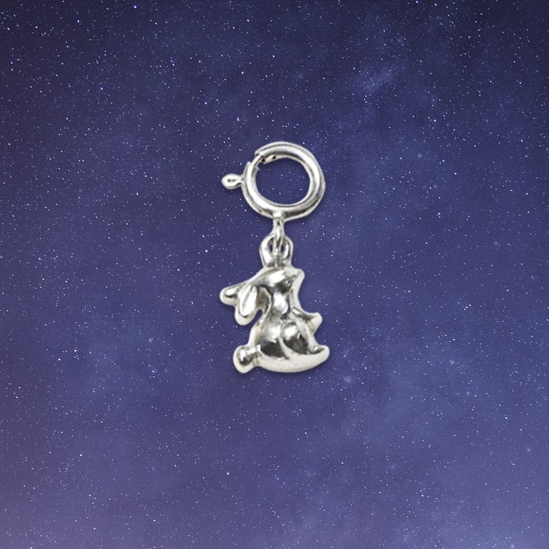 Rabbit pendant charm #minimcharm #minimsignature C106 - Other - Sterling Silver 