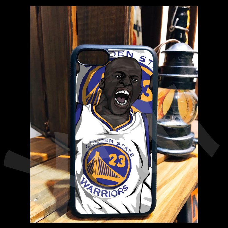 Green 嘴綠 NBA 插畫 客製 手機殼 iPhone 14 13 12 11 X XR 8 - 手機殼/手機套 - 矽膠 