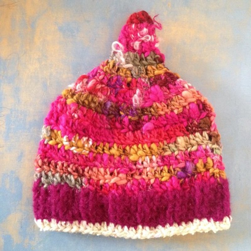 雪面上的火焰Ⅿ - 帽子 - 棉．麻 