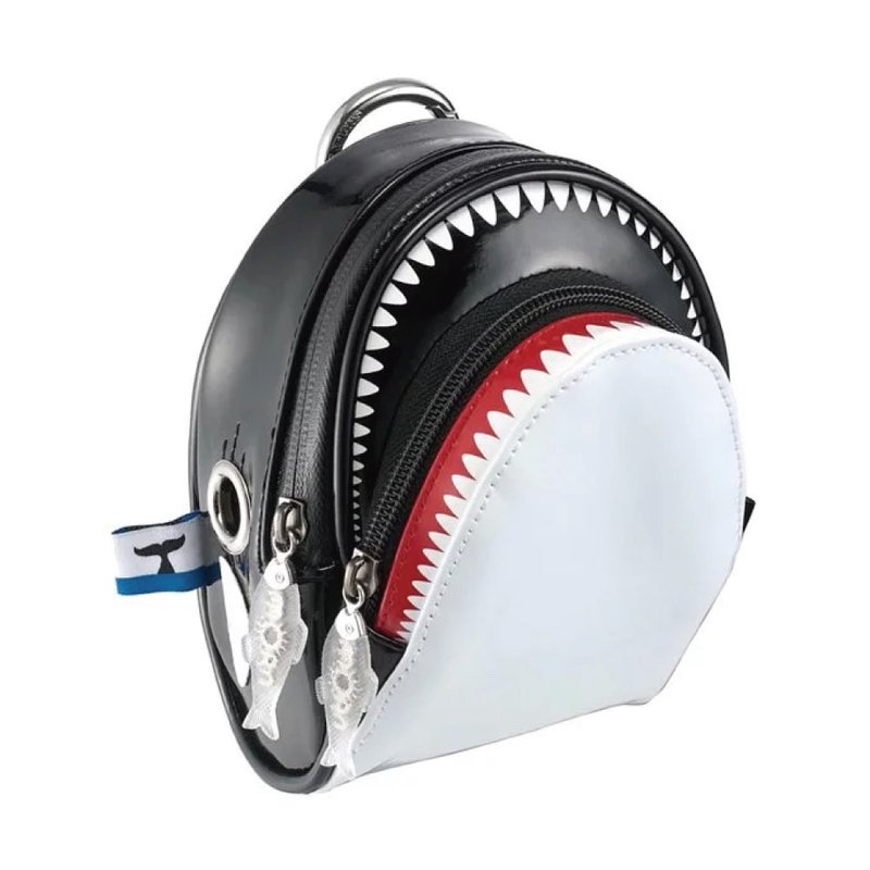 Morn Creations Genuine Cute Killer Whale Coin Purse - กระเป๋าเป้สะพายหลัง - วัสดุอื่นๆ สีดำ