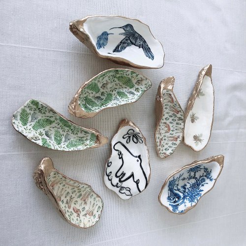 idenpottery アイデンポタリー すいかずら 花 大皿 赤水特製 大皿 平皿 飾り皿 絵皿 花 飾り物 の通販 by リア｜ラクマ