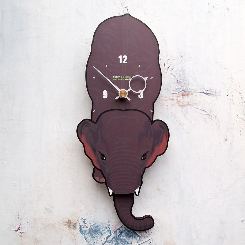 EL Pendulum Clock of the Elephant - Asian elephant