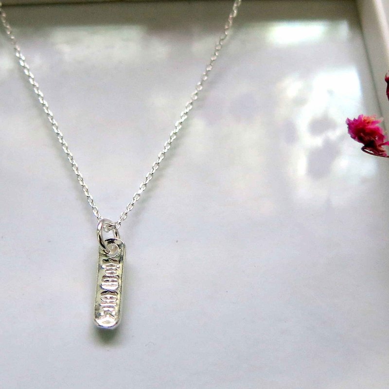 Sterling Silver Necklace – Rich and Safe Clavicle Necklace - สร้อยคอ - เงินแท้ สีเงิน