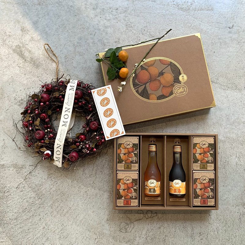Ju Feng Gift Box L24 (kumquat series + concentrated juice/dipping sauce + optional combination)-with carrying bag - Cake & Desserts - Fresh Ingredients 