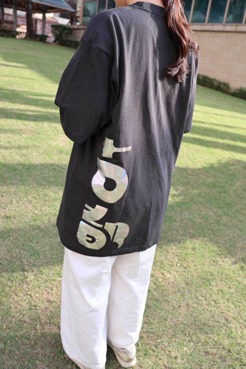 【GOODO】古都炫光T-shirt - 其他 - 棉．麻 黑色