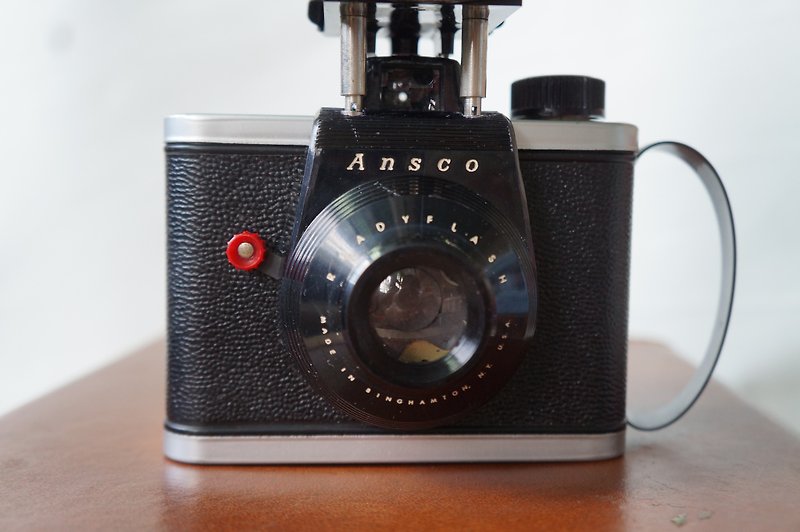 アンティークカメラ1952年代アンスコレディフラッシュカメラ - カメラ - 金属 ブラック
