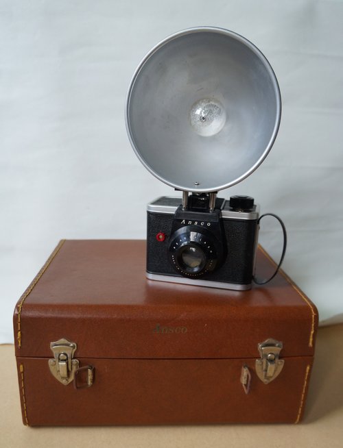 Antique Camera 1952s shops Ansco Readyflash Camera