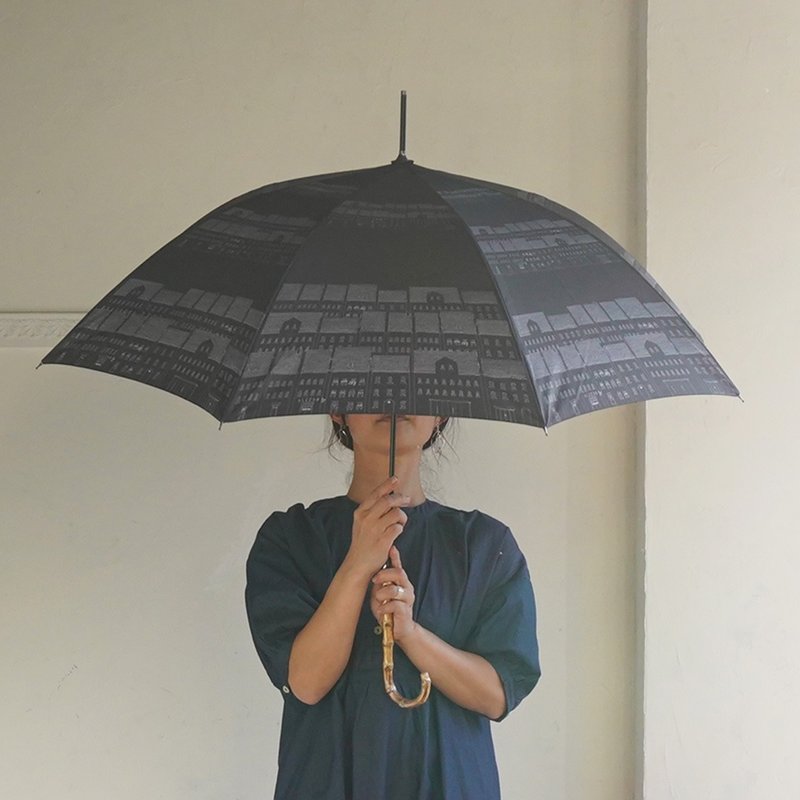 竹柄傘　晴天和雨天都可以使用　陽傘 - 雨傘/雨衣 - 防水材質 黑色