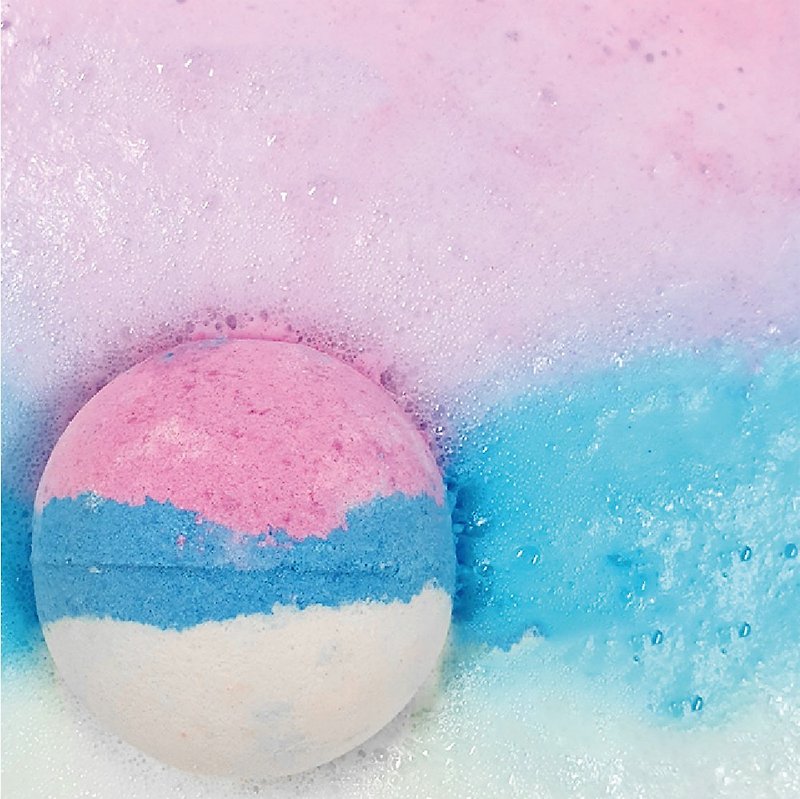 [Valentine's Day Gift] Double Enjoy Bath Ball/Bath Ball/Bath Ball/Bubble Ball [Fresh Freesia] - ครีมอาบน้ำ - สารสกัดไม้ก๊อก ขาว